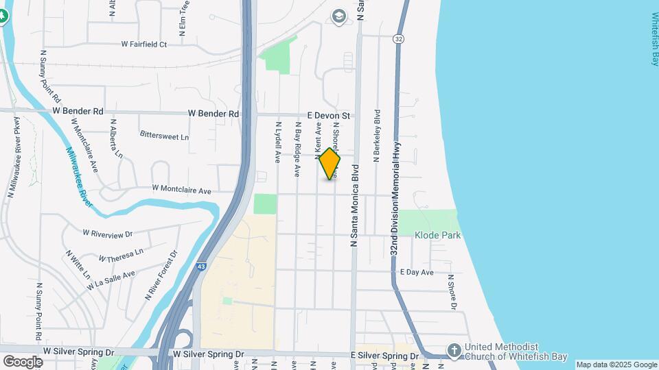 6015 N Shoreland Ave Map and Location Details