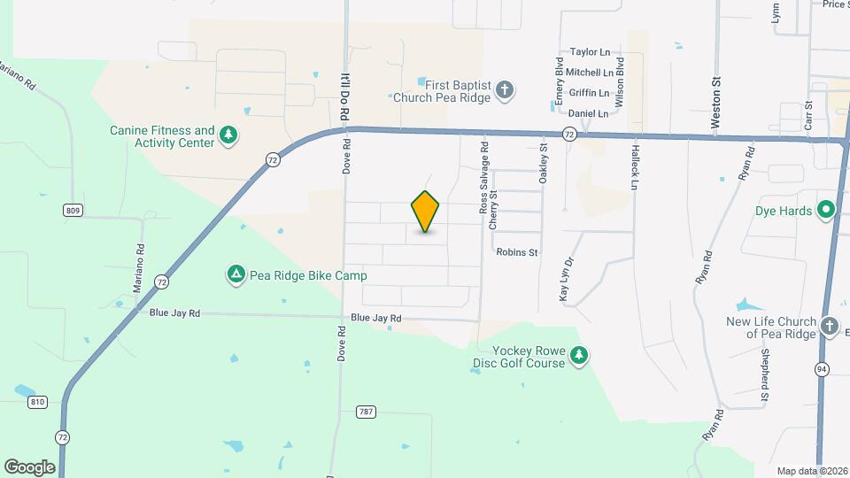 1706 Farmer St Map and Location Details