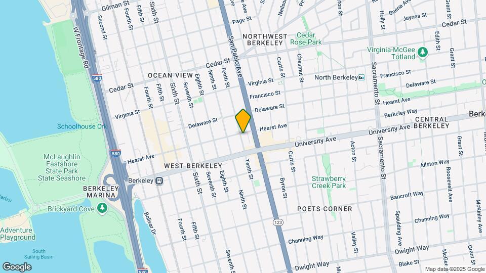 1022 Hearst Ave Map and Location Details
