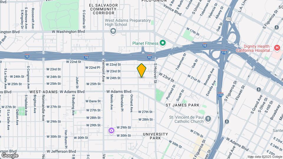 1178 1/2 W 24th St Map and Location Details