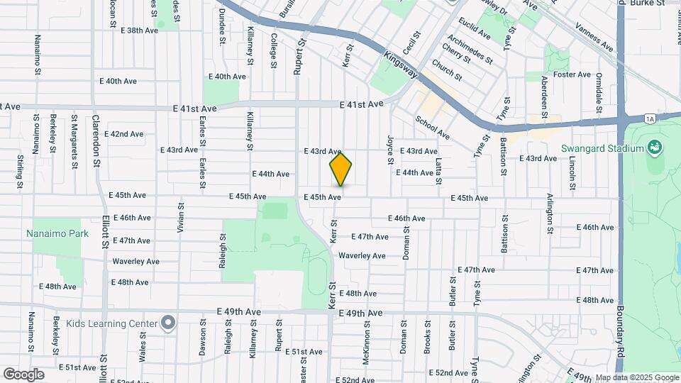 3095 E 45th Ave Map and Location Details