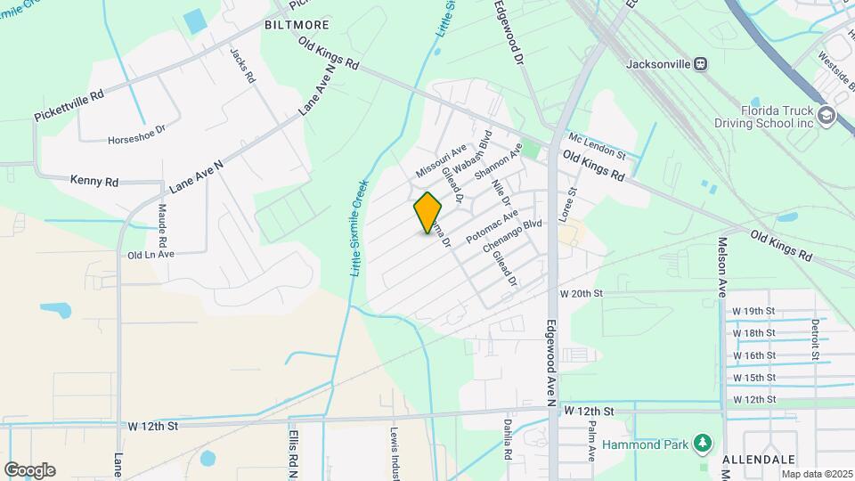 5425 Shenandoah Ave Map and Location Details