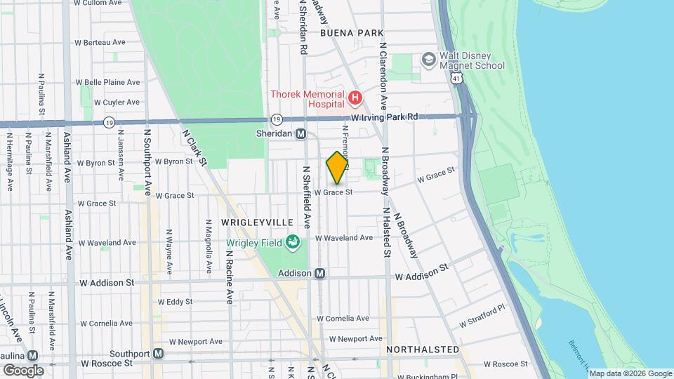 908 W Grace St Map and Location Details