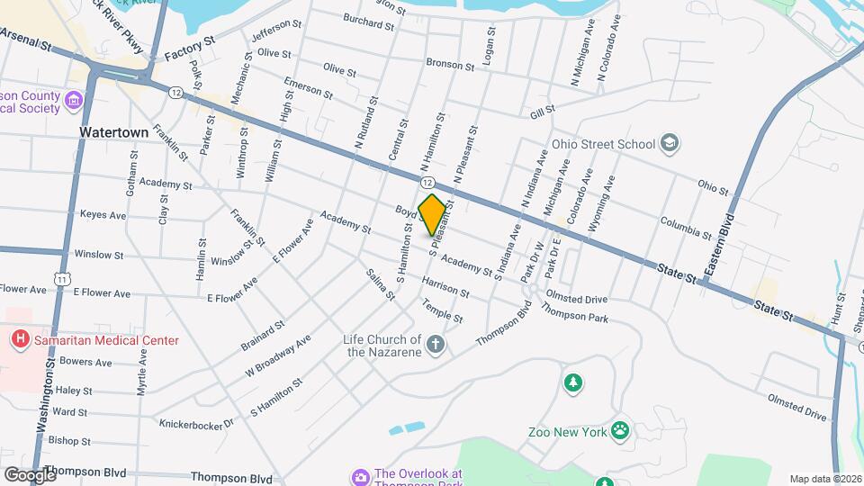 218 S Pleasant St Map and Location Details