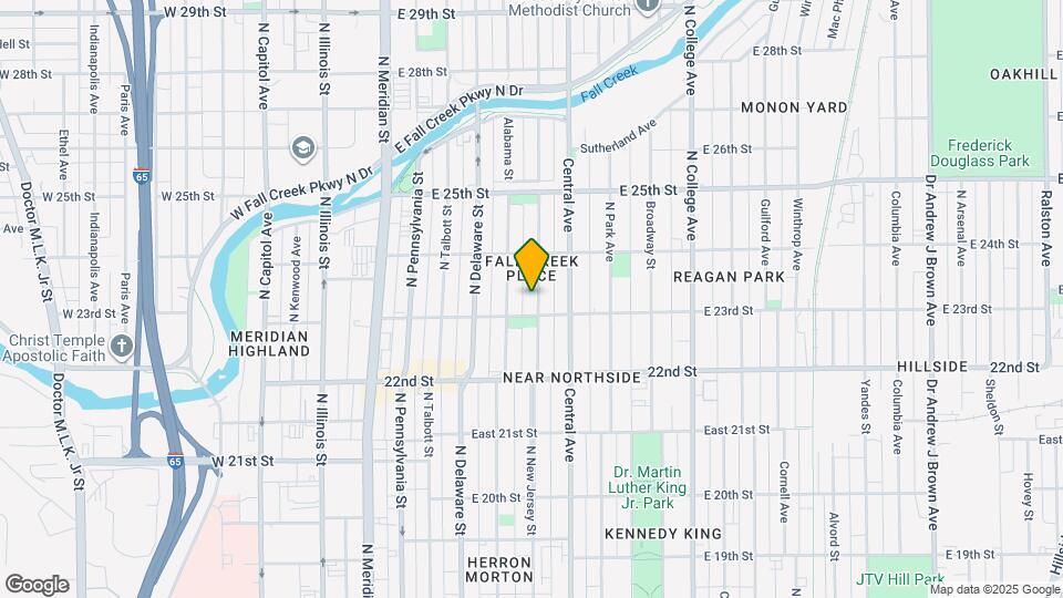 2318 N New Jersey St Map and Location Details