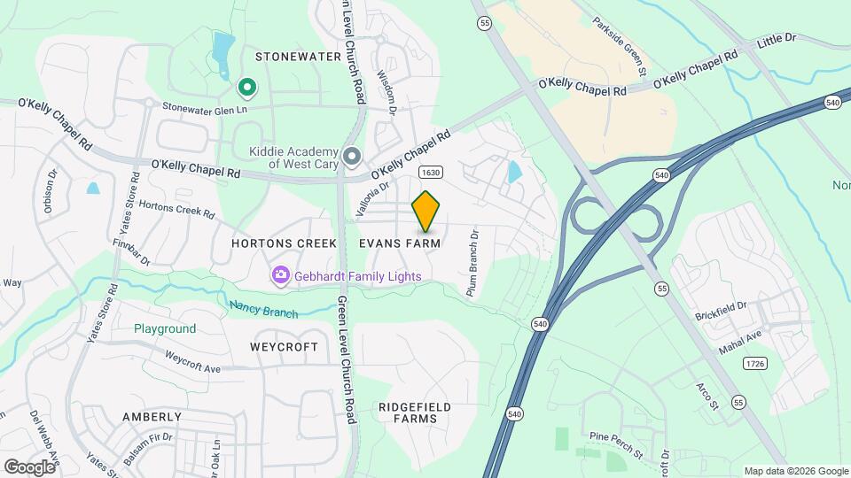 4020 Vallonia Dr Map and Location Details