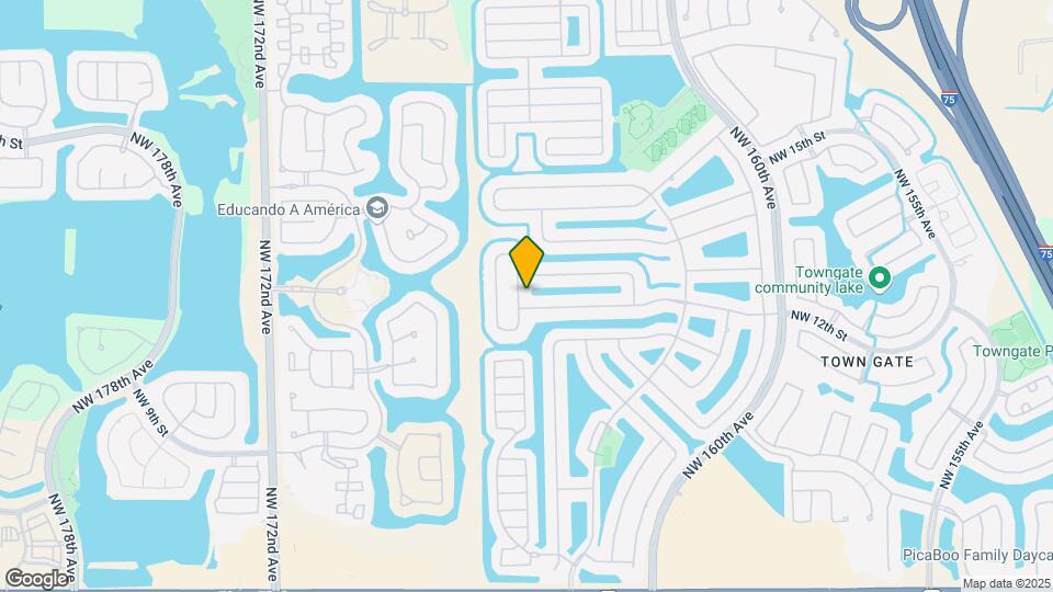 1247 NW 165th Ave Map and Location Details