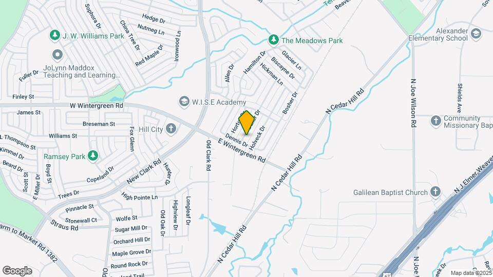 1402 Baker Dr Map and Location Details