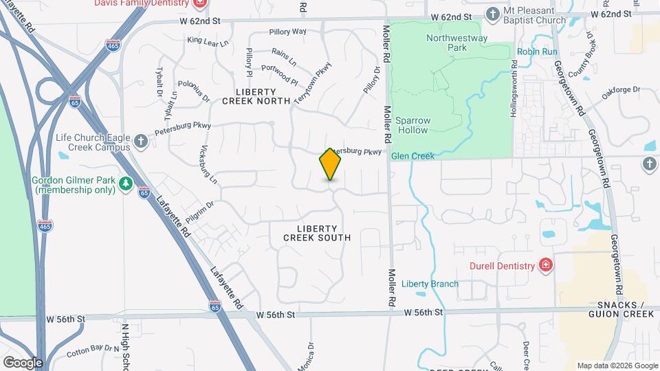 5841 Beaufort Ln Map and Location Details