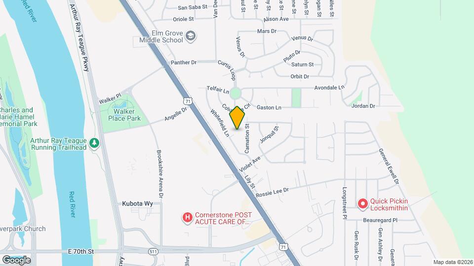 407 Whitefield Ct Map and Location Details