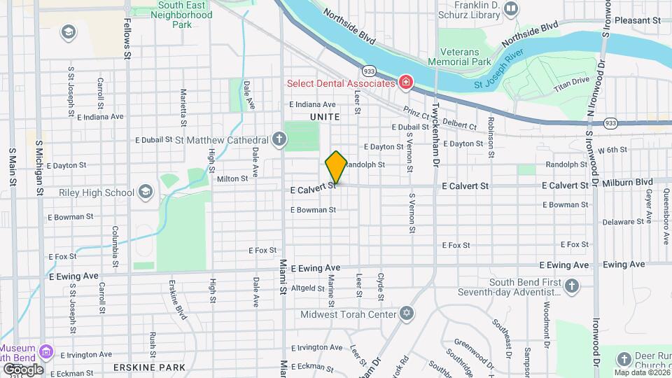 1904 Marine St Map and Location Details