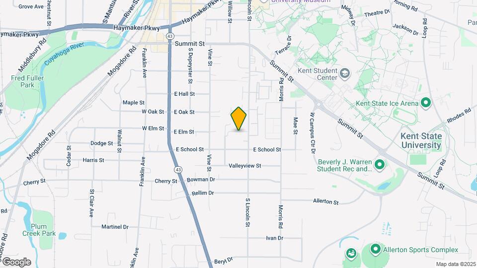 956 S Lincoln St Map and Location Details