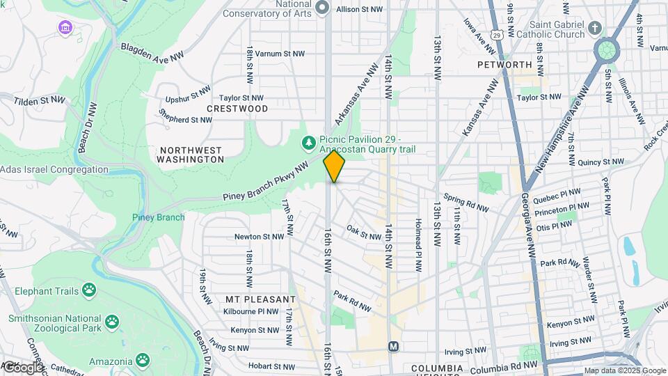 3555 16th St NW Map and Location Details