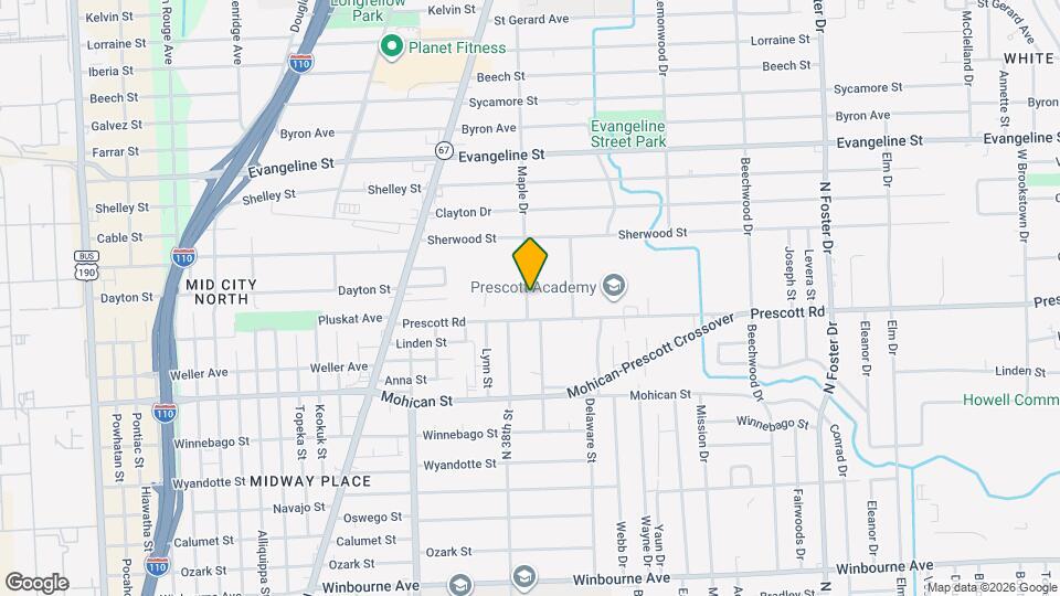 4184 Maple Dr Map and Location Details