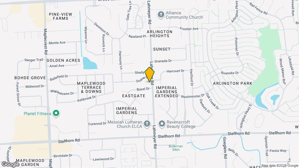 4953 Lahmeyer Rd Map and Location Details