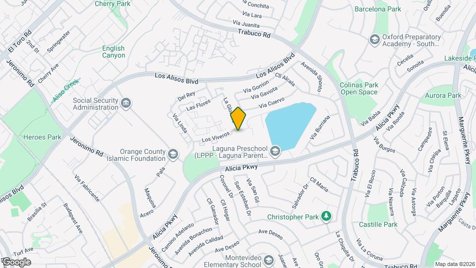 26316 Los Viveros Map and Location Details