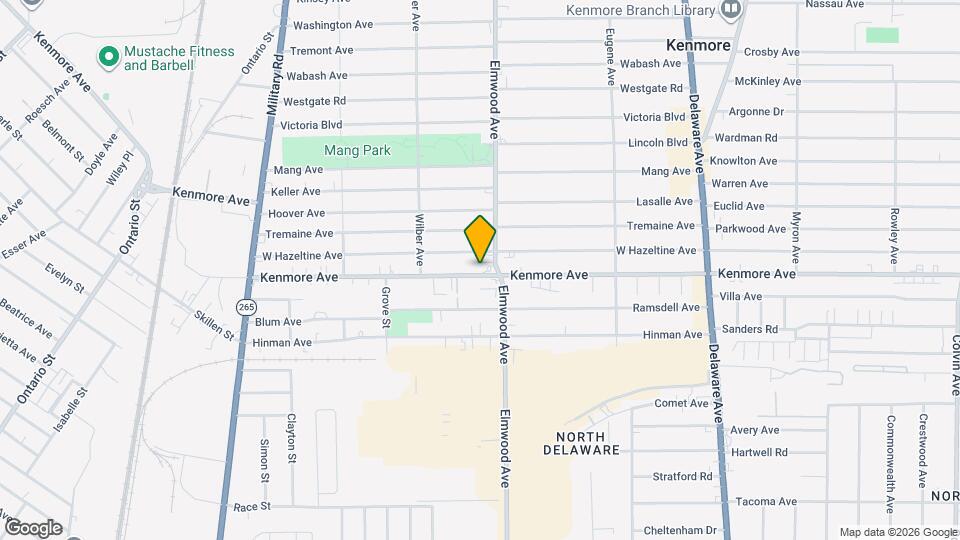 1653 Kenmore Ave, Unit 3 Map and Location Details