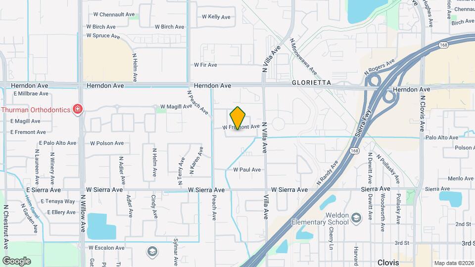 307 W Palo Alto Ave Map and Location Details