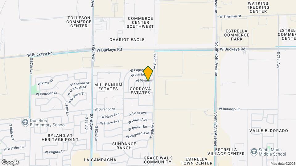 1608 S 79th Ln Mapa y Detalles de la Ubicación