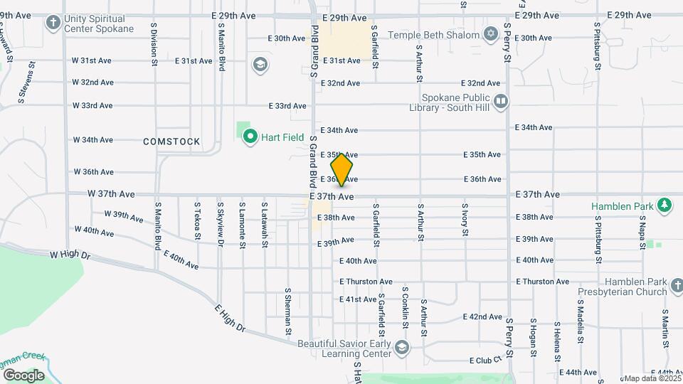715 E 37th Ave Mapa y Detalles de la Ubicación