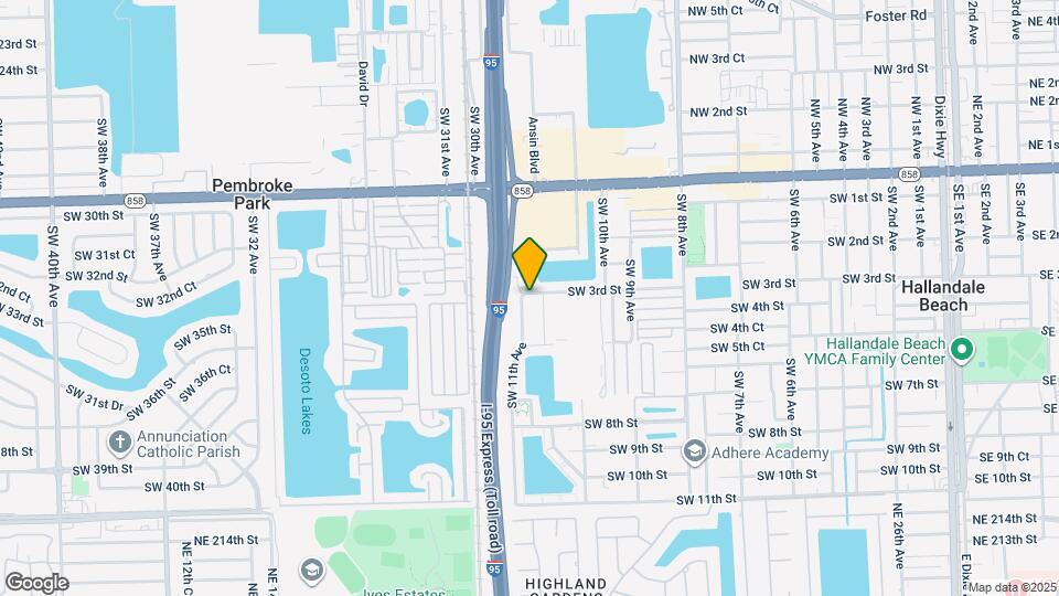 1090 SW 3rd St Map and Location Details