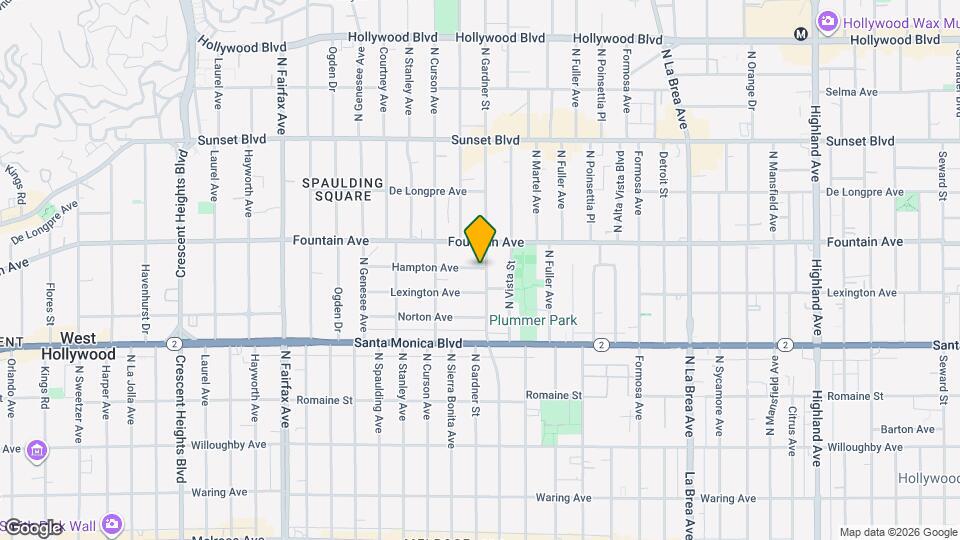 7506 Hampton Ave, Unit 1 Mapa y Detalles de la Ubicación