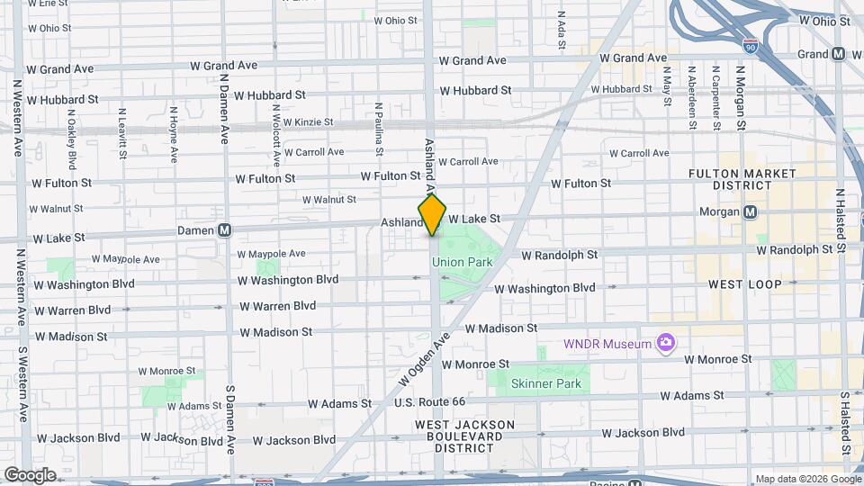 136 N Ashland Ave Mapa y Detalles de la Ubicación