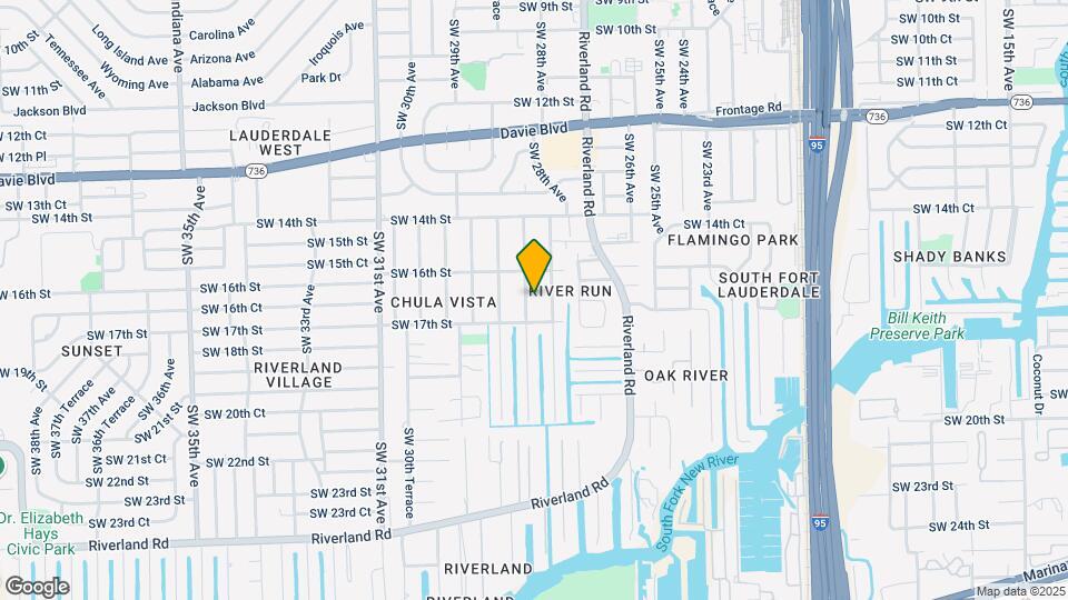 1648 SW 28th Ter Map and Location Details