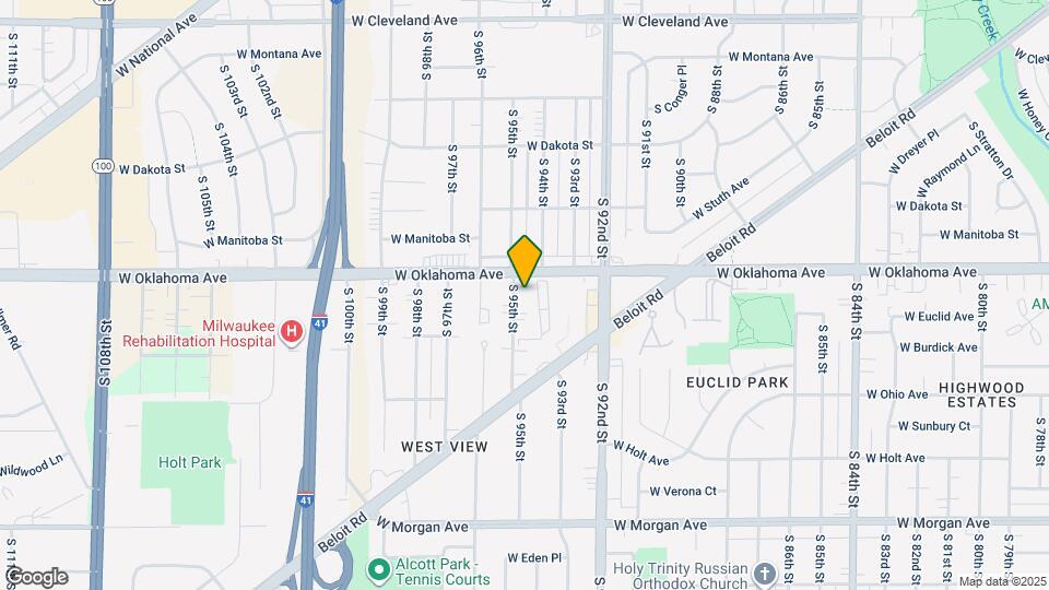 3122 S 95th St Map and Location Details