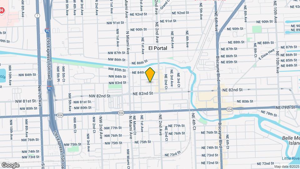 8270 NE 1st Pl Map and Location Details