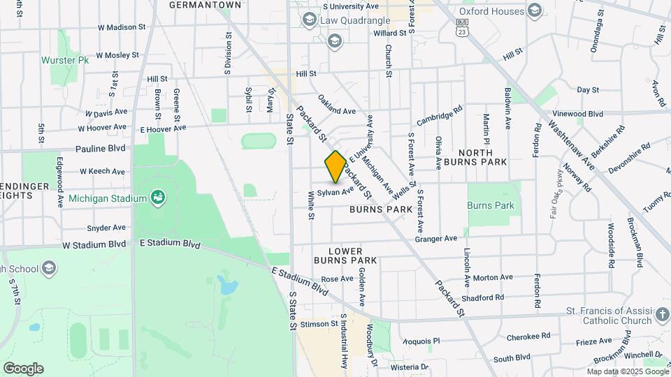 903 Sylvan Ave Map and Location Details