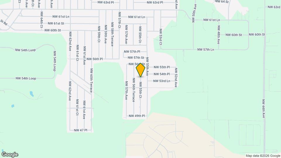 5391 NW 55th Ct Map and Location Details