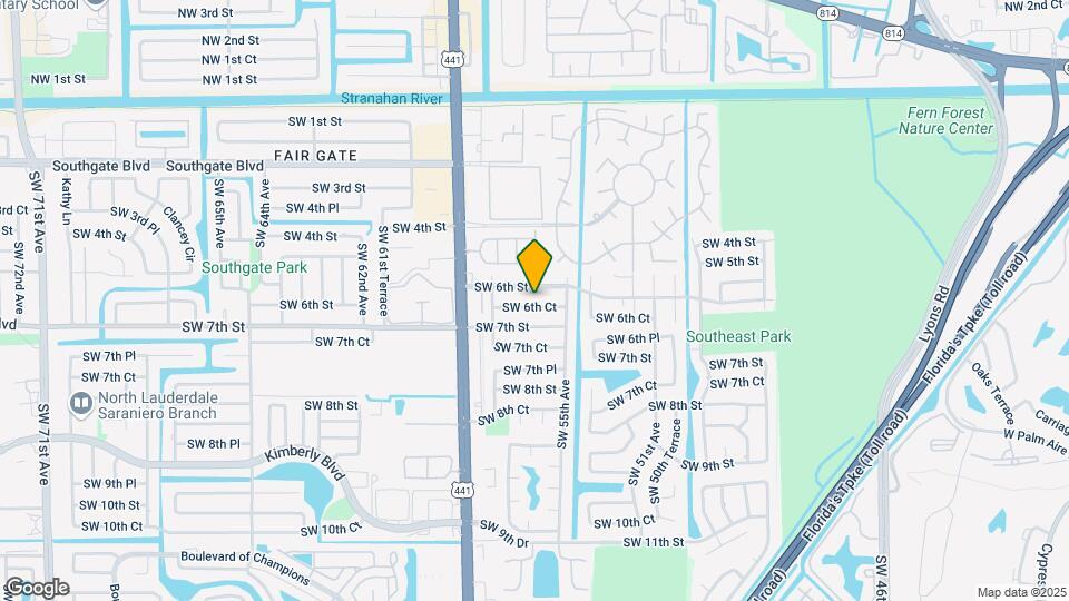 5531 SW 6th Ct Map and Location Details