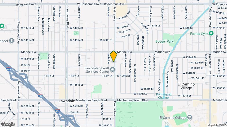 15227 Prairie Ave Map and Location Details