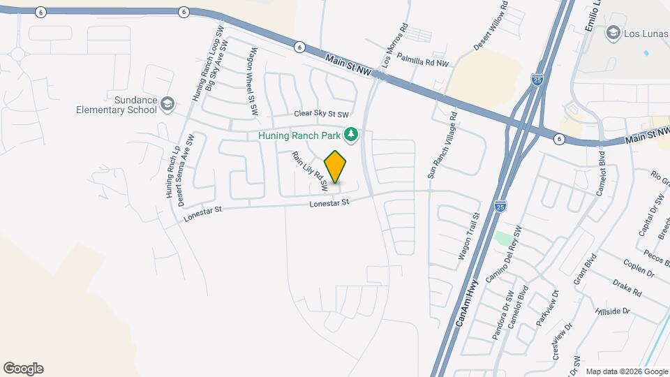2811 Desert Sage Ave SW Mapa y Detalles de la Ubicación