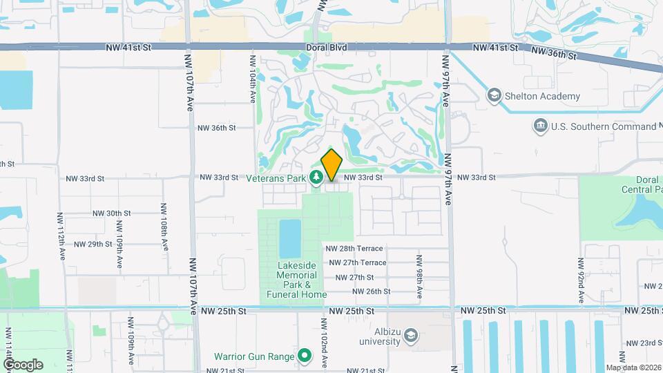 3126 NW 101st Ct Map and Location Details