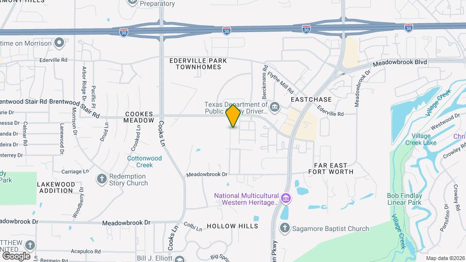 1825 Kingsbrook Trail Map and Location Details