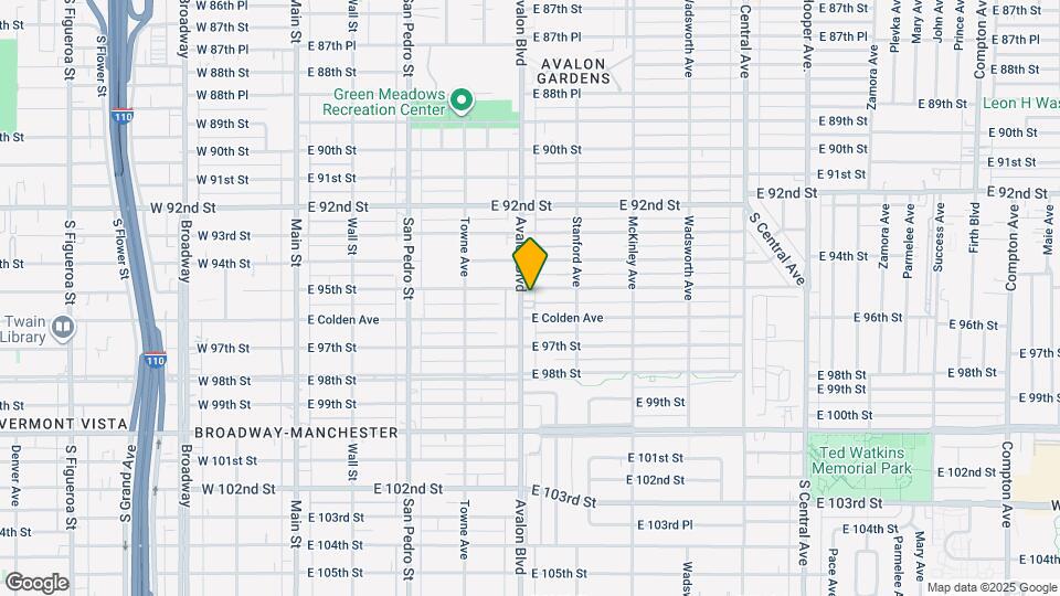 9514 Avalon Blvd Map and Location Details