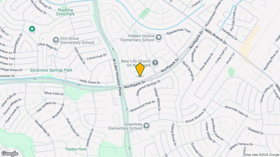 3614 Scenic Valley Dr Map and Location Details