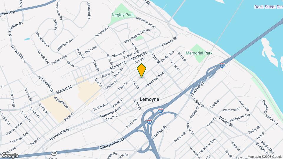 514 Bosler Ave Map and Location Details