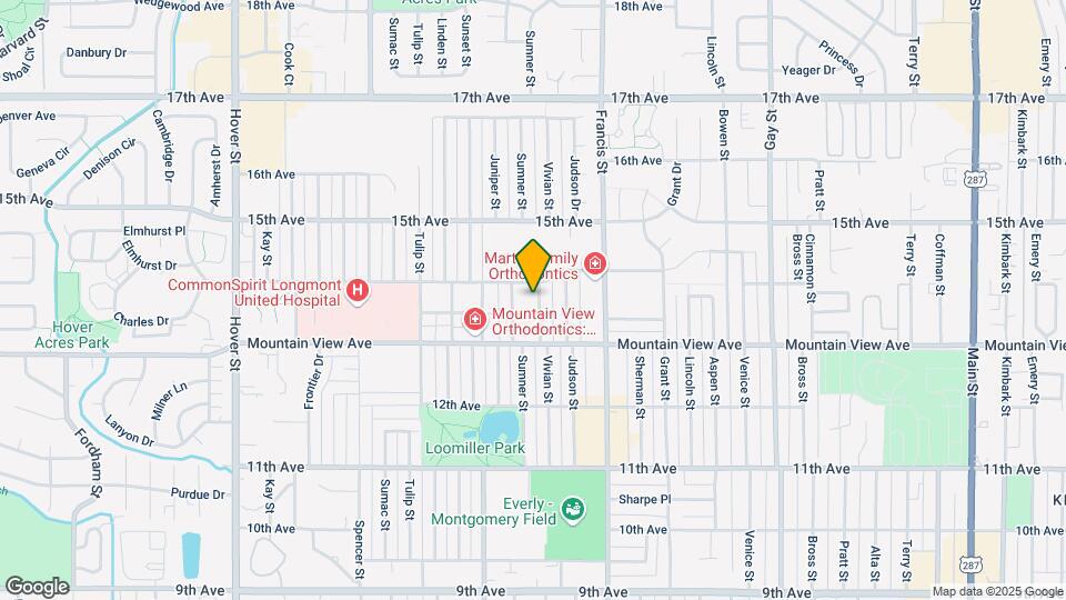 1339 Vivian St Map and Location Details