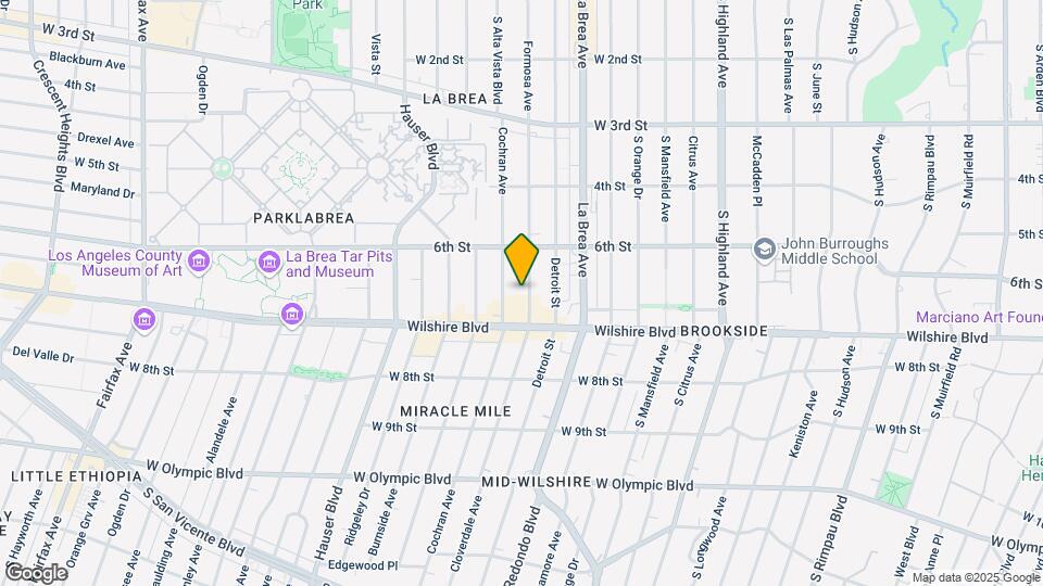 659 S Cloverdale Ave Mapa y Detalles de la Ubicación