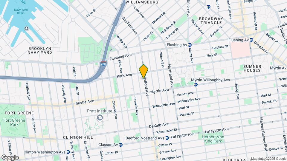 840 Bedford Ave Map and Location Details