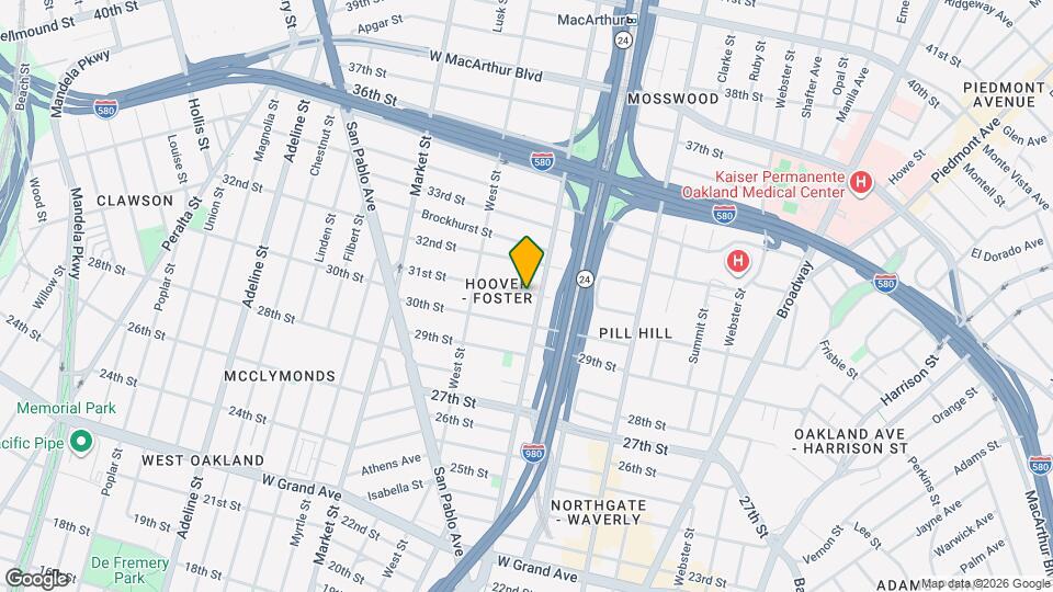 659-661 31st St Map and Location Details