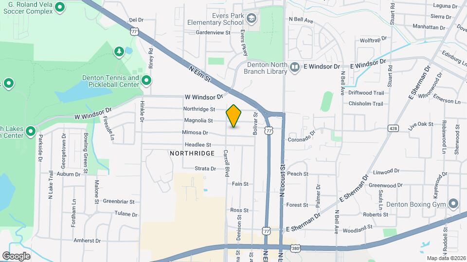 408 Mimosa Dr Map and Location Details