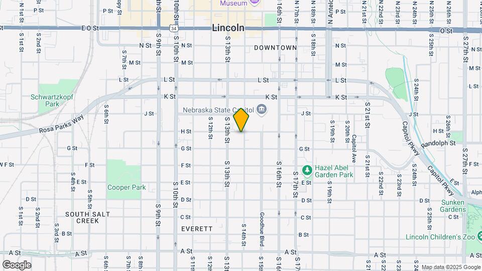 1345 H St Map and Location Details