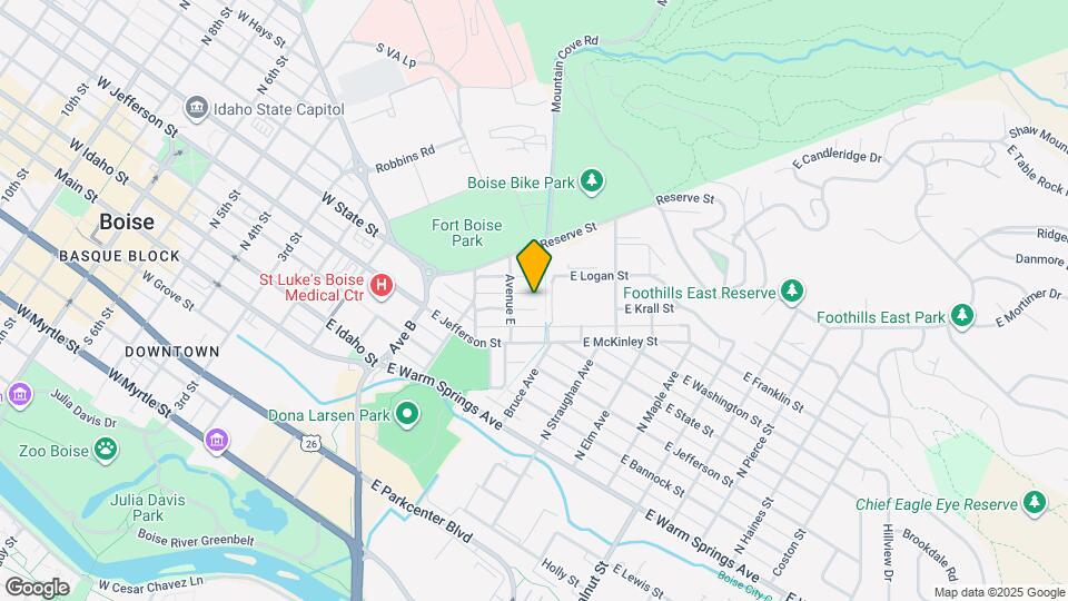 626 E Krall St Map and Location Details