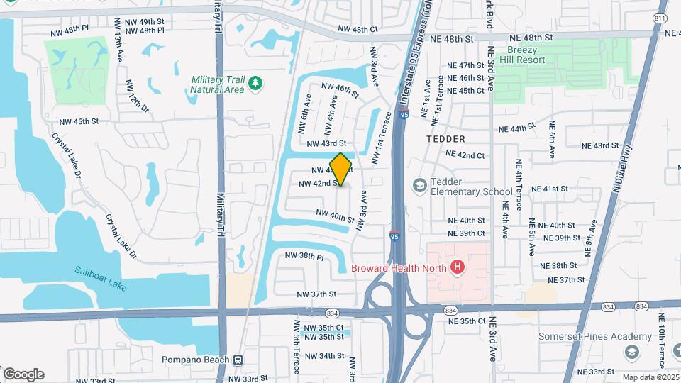 4120 NW 3rd Way Map and Location Details