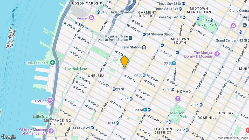 243 W 28th St Map and Location Details