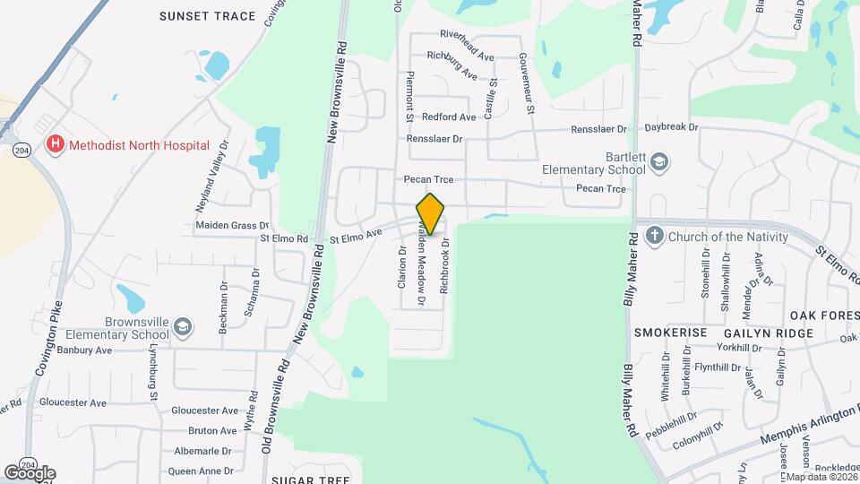 3846 Walden Meadow Dr Mapa y Detalles de la Ubicación